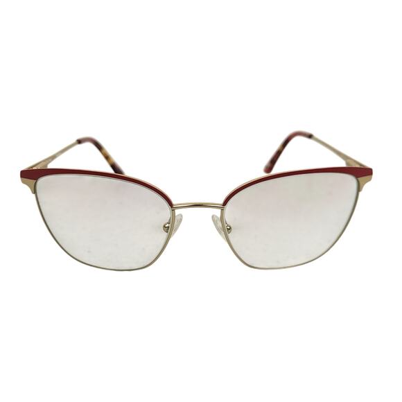 Elliott Ives Snapdragon Lipstick Red & Gold Eyeglass Frames 52-17-140 w/ Case main image 10